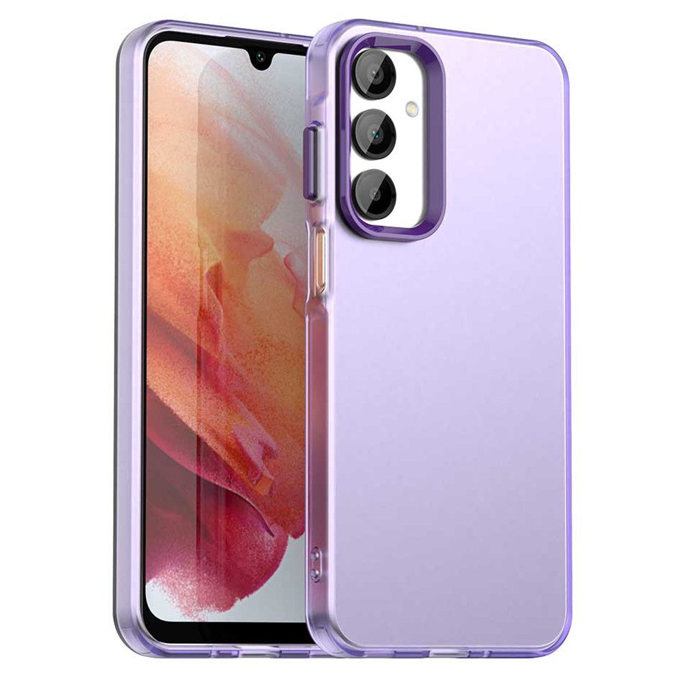 For Samsung Galaxy A16 5G / A16 4G Case PC+TPU+PET Matte Anti-Drop Phone Back Cover
