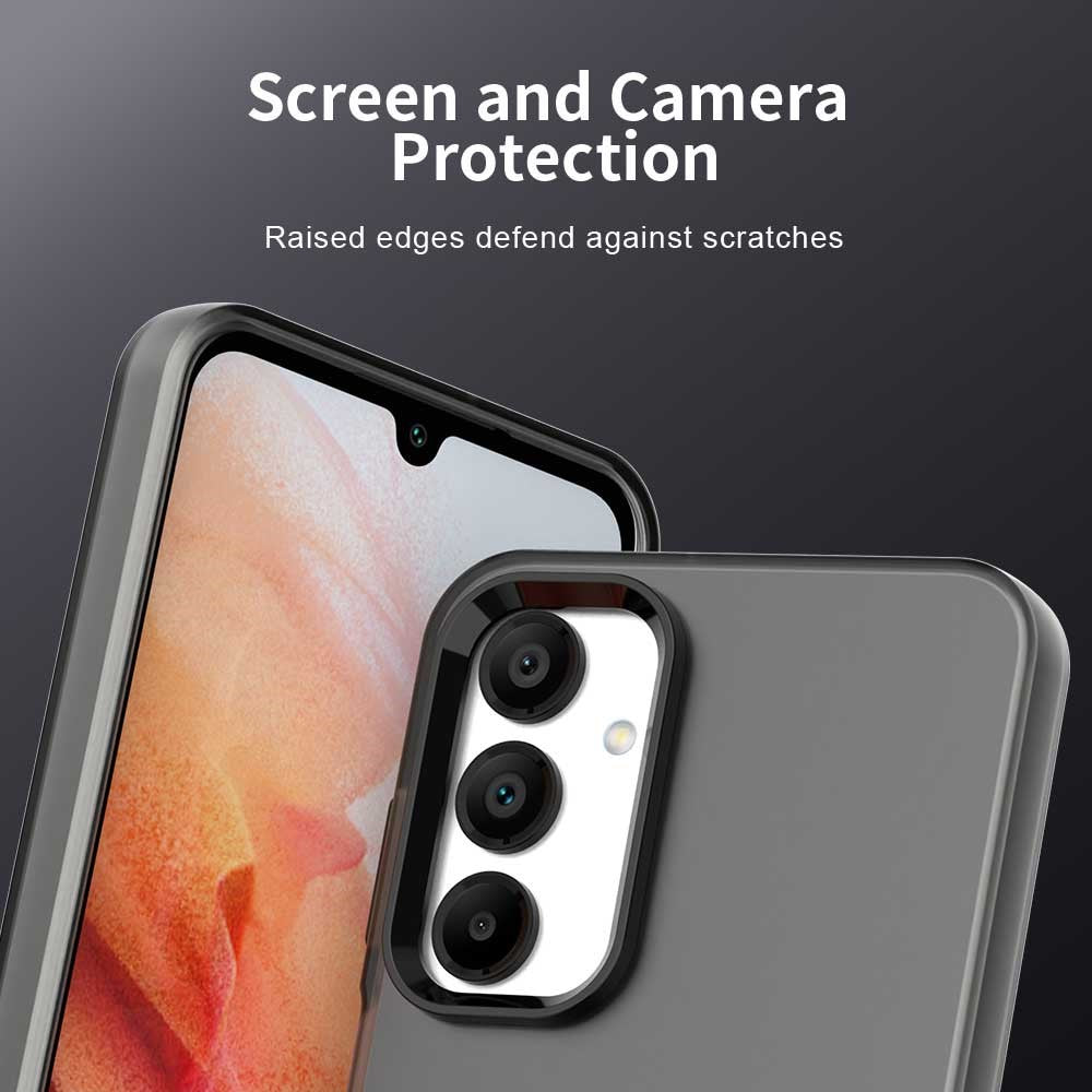 For Samsung Galaxy A35 5G Case PC+TPU+PET Matte Anti-Drop Phone Back Cover
