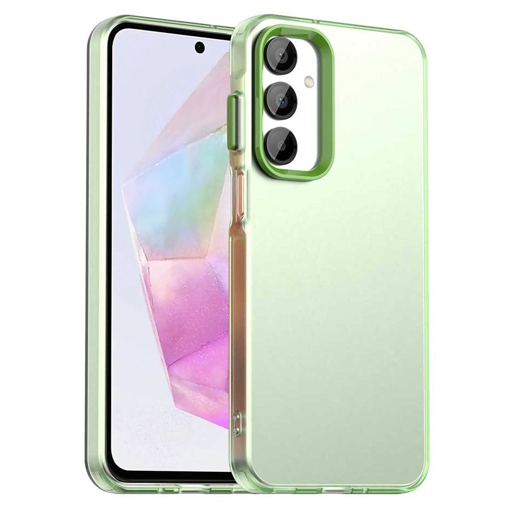 For Samsung Galaxy A35 5G Case PC+TPU+PET Matte Anti-Drop Phone Back Cover
