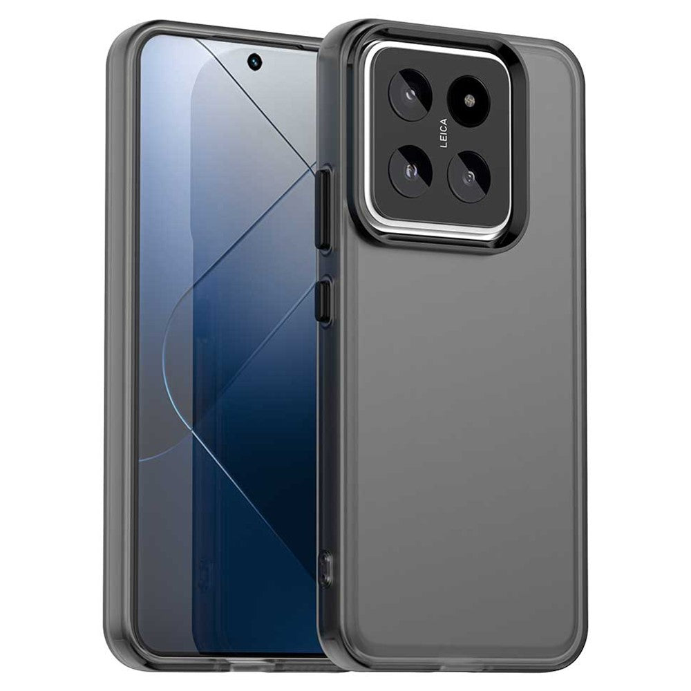 For Xiaomi 14 Case PC+TPU+PET Matte Anti-Drop Phone Back Cover