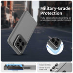 For Xiaomi 14 Case PC+TPU+PET Matte Anti-Drop Phone Back Cover