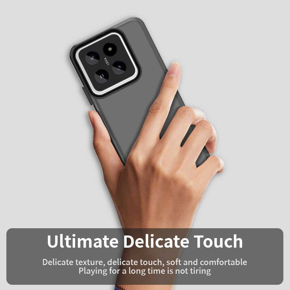 For Xiaomi 14 Case PC+TPU+PET Matte Anti-Drop Phone Back Cover