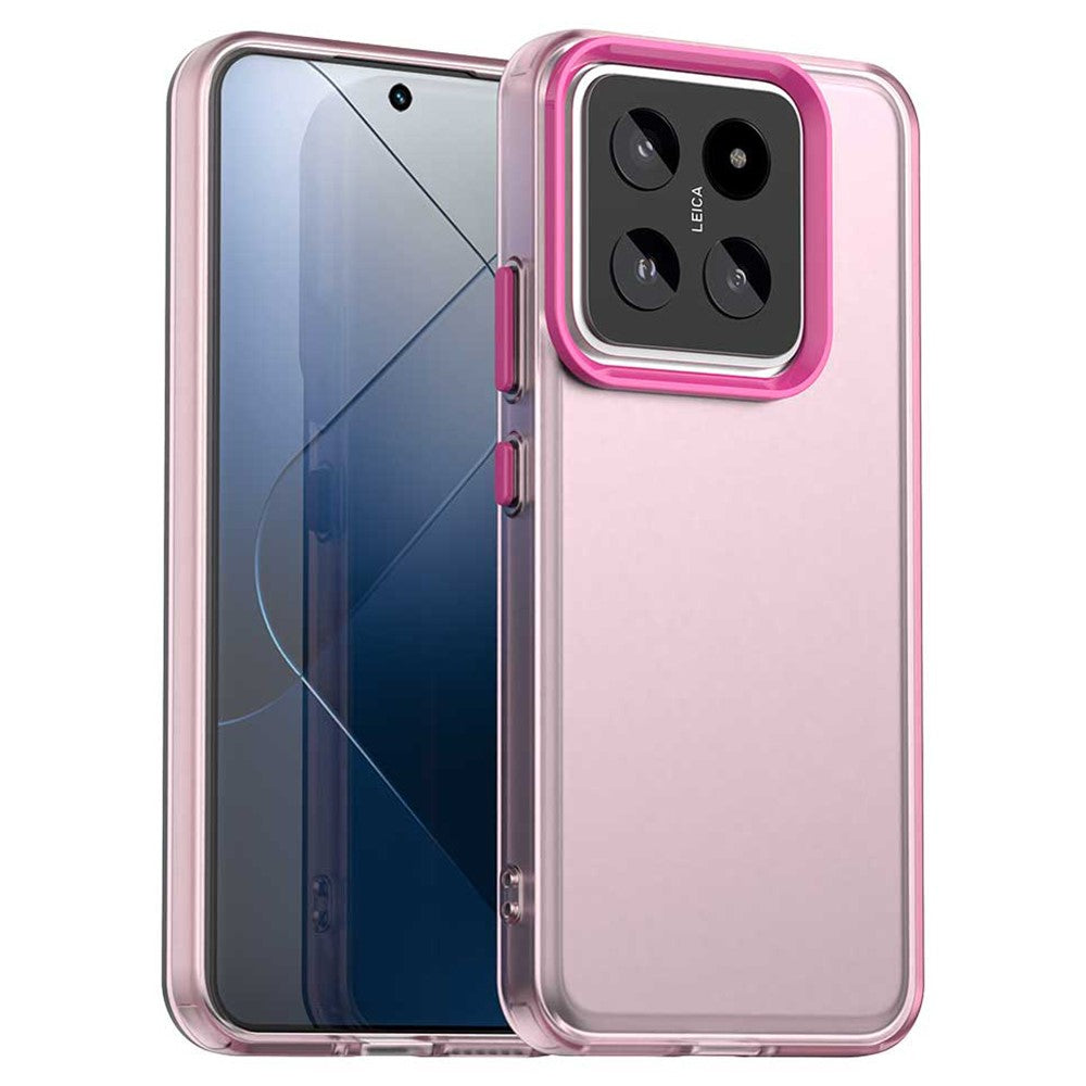 For Xiaomi 14 Case PC+TPU+PET Matte Anti-Drop Phone Back Cover