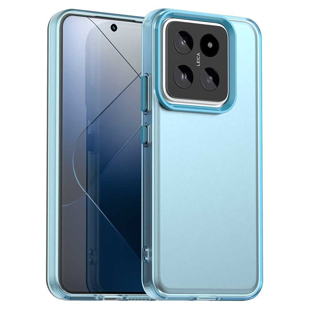 For Xiaomi 14 Case PC+TPU+PET Matte Anti-Drop Phone Back Cover