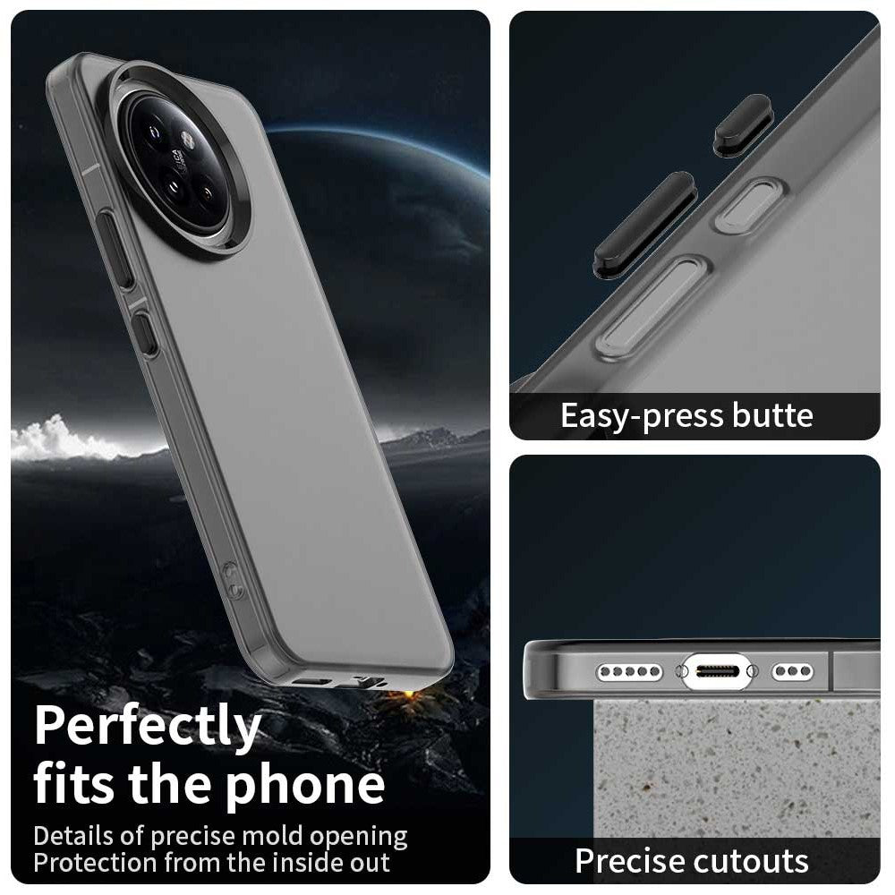 For Xiaomi 14 Civi 5G / Civi 4 Pro 5G Case PC+TPU+PET Matte Anti-Drop Phone Back Cover