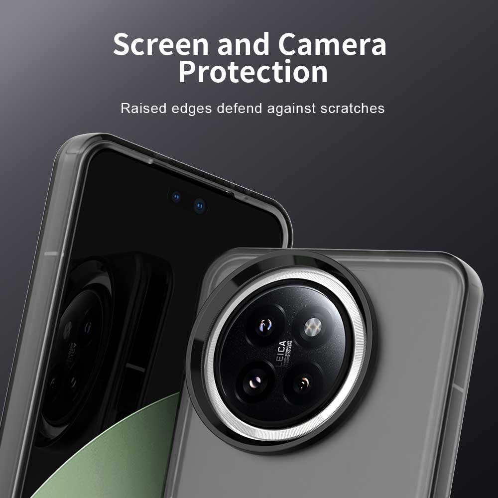 For Xiaomi 14 Civi 5G / Civi 4 Pro 5G Case PC+TPU+PET Matte Anti-Drop Phone Back Cover