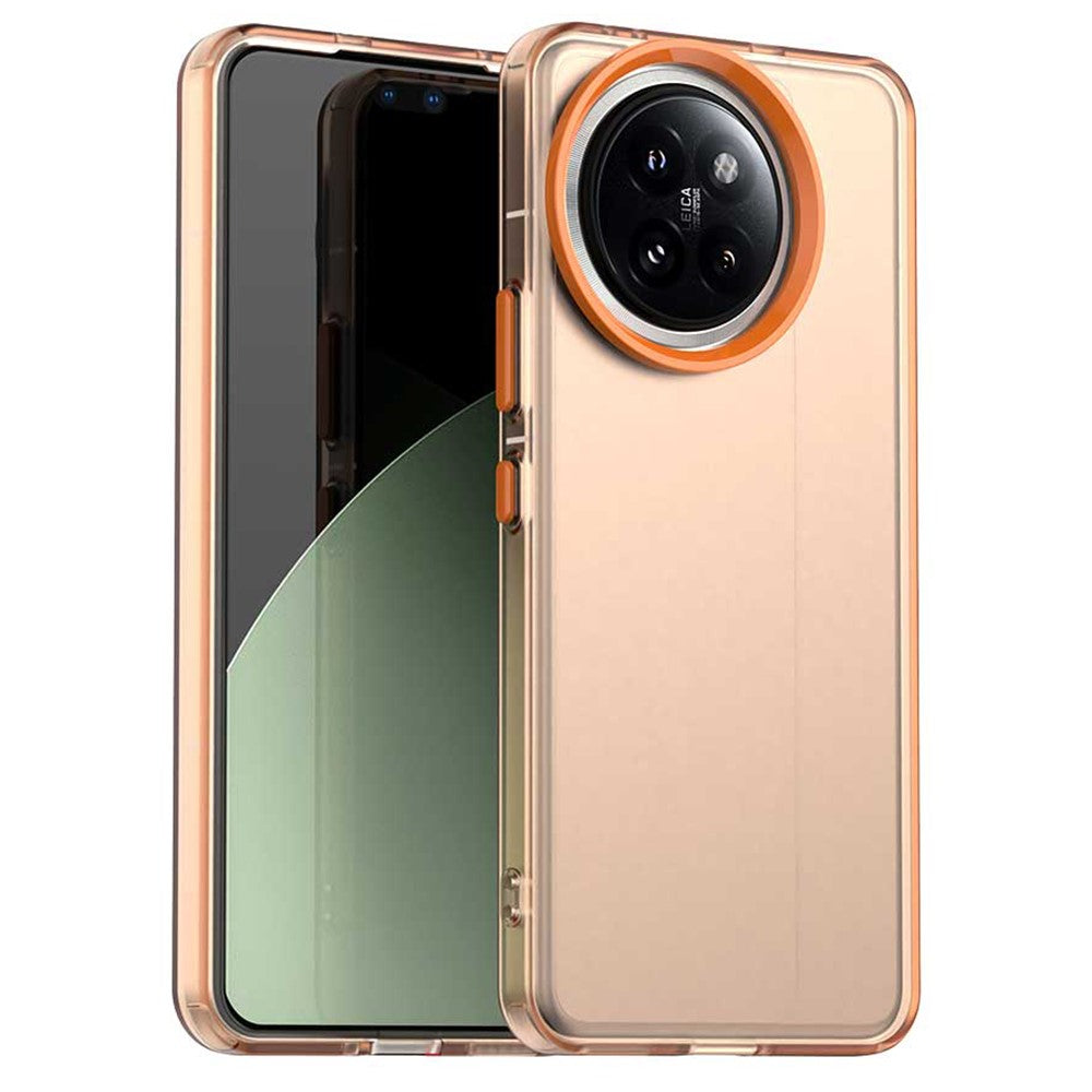 For Xiaomi 14 Civi 5G / Civi 4 Pro 5G Case PC+TPU+PET Matte Anti-Drop Phone Back Cover