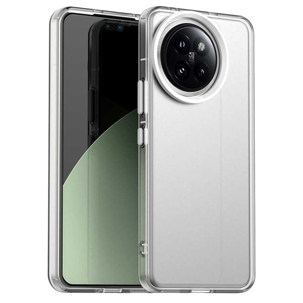 For Xiaomi 14 Civi 5G / Civi 4 Pro 5G Case PC+TPU+PET Matte Anti-Drop Phone Back Cover