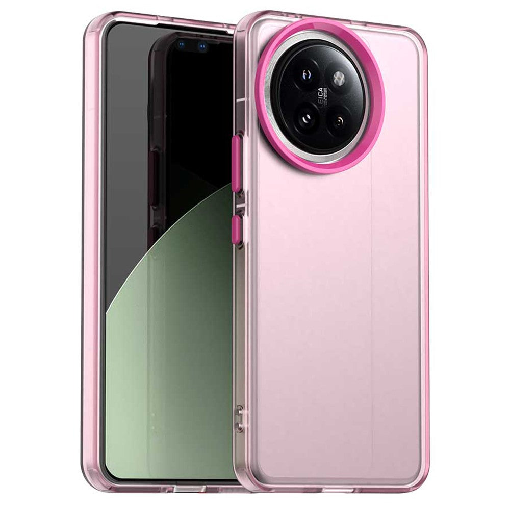 For Xiaomi 14 Civi 5G / Civi 4 Pro 5G Case PC+TPU+PET Matte Anti-Drop Phone Back Cover
