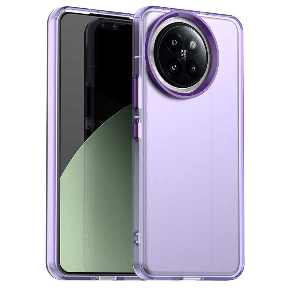 For Xiaomi 14 Civi 5G / Civi 4 Pro 5G Case PC+TPU+PET Matte Anti-Drop Phone Back Cover