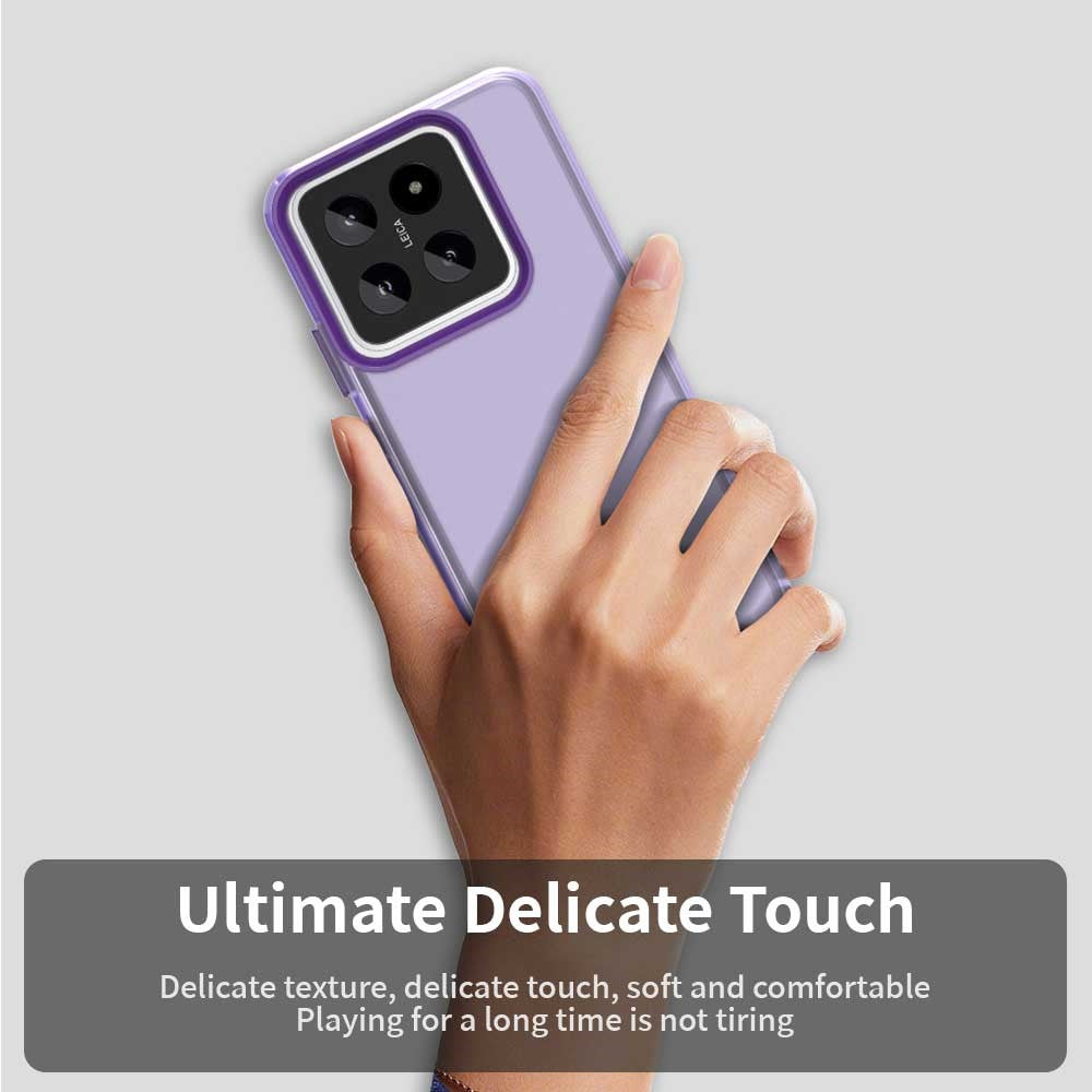 For Xiaomi 14 Pro Case PC+TPU+PET Matte Anti-Drop Phone Back Cover