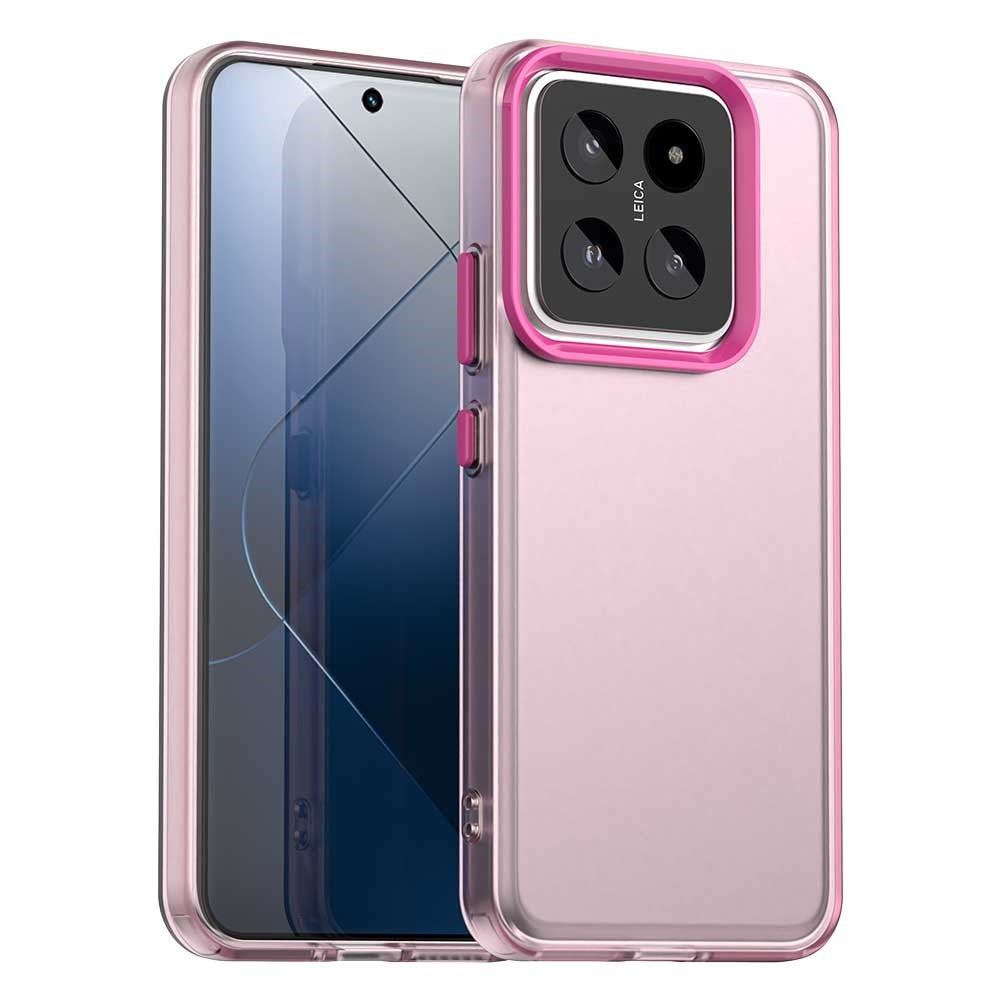 For Xiaomi 14 Pro Case PC+TPU+PET Matte Anti-Drop Phone Back Cover