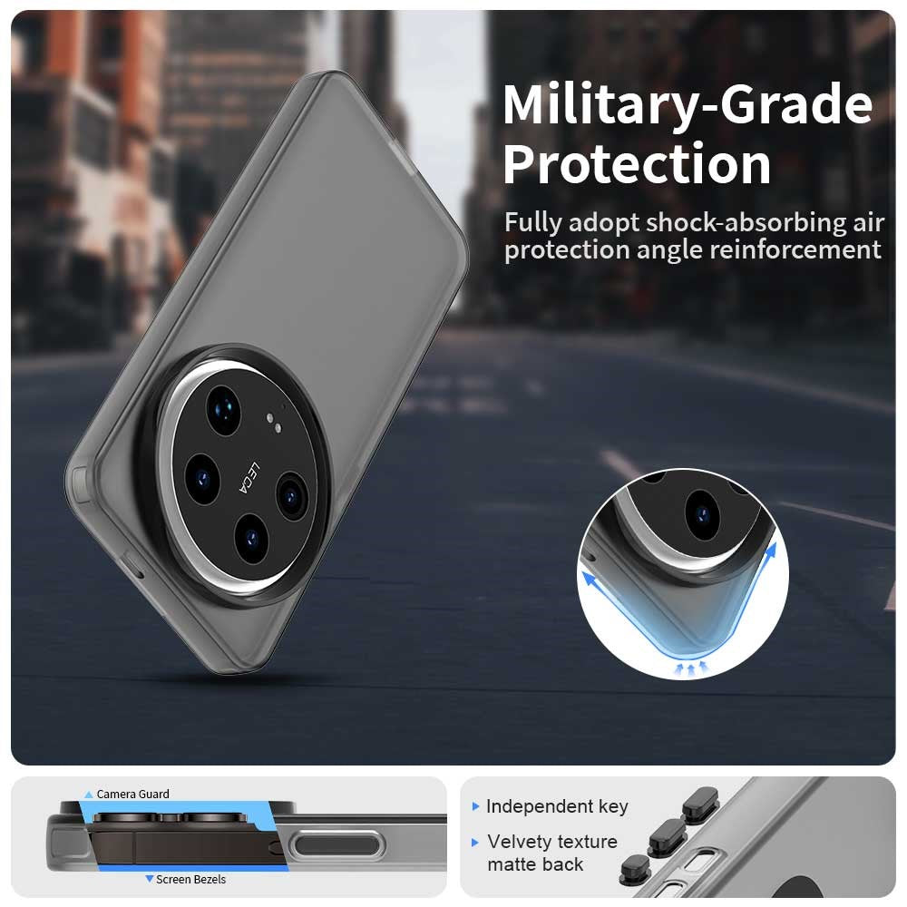 For Xiaomi 14 Ultra Case PC+TPU+PET Matte Anti-Drop Phone Back Cover