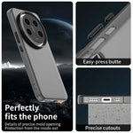 For Xiaomi 14 Ultra Case PC+TPU+PET Matte Anti-Drop Phone Back Cover