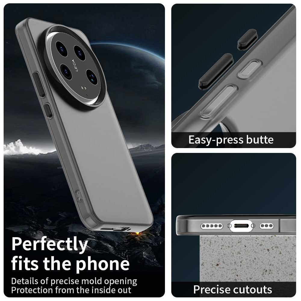 For Xiaomi 14 Ultra Case PC+TPU+PET Matte Anti-Drop Phone Back Cover