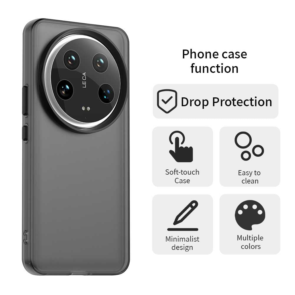 For Xiaomi 14 Ultra Case PC+TPU+PET Matte Anti-Drop Phone Back Cover