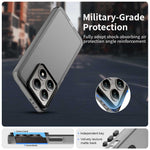 For Xiaomi 14T Case PC+TPU+PET Matte Anti-Drop Phone Back Cover