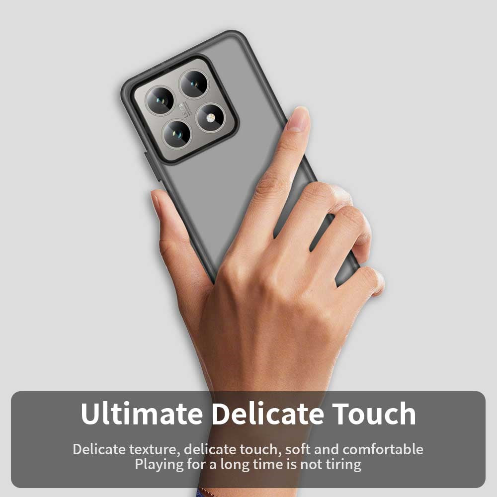 For Xiaomi 14T Case PC+TPU+PET Matte Anti-Drop Phone Back Cover