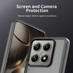 For Xiaomi 14T Case PC+TPU+PET Matte Anti-Drop Phone Back Cover