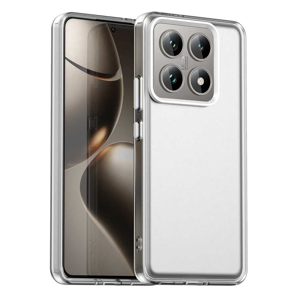 For Xiaomi 14T Case PC+TPU+PET Matte Anti-Drop Phone Back Cover