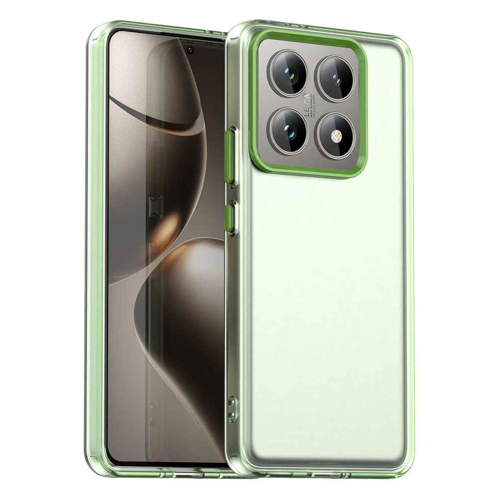 For Xiaomi 14T Case PC+TPU+PET Matte Anti-Drop Phone Back Cover