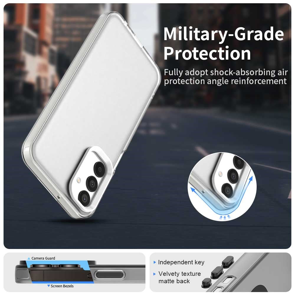 For Samsung Galaxy A05s 4G / M14 4G / F14 G4 Case PC+TPU+PET Matte Anti-Drop Phone Back Cover