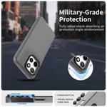 Matte cover til Motorola Edge 60 Neo 5G / 50 Neo 5G / S50 5G / ThinkPhone 25 5G PC+TPU+PET Anti-Drop Telefonbagside