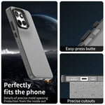 Matte cover til Motorola Edge 60 Neo 5G / 50 Neo 5G / S50 5G / ThinkPhone 25 5G PC+TPU+PET Anti-Drop Telefonbagside