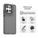 Matte cover til Motorola Edge 60 Neo 5G / 50 Neo 5G / S50 5G / ThinkPhone 25 5G PC+TPU+PET Anti-Drop Telefonbagside