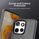 Matte cover til Motorola Edge 60 Neo 5G / 50 Neo 5G / S50 5G / ThinkPhone 25 5G PC+TPU+PET Anti-Drop Telefonbagside