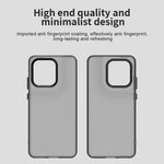 Matte cover til Motorola Edge 60 Neo 5G / 50 Neo 5G / S50 5G / ThinkPhone 25 5G PC+TPU+PET Anti-Drop Telefonbagside