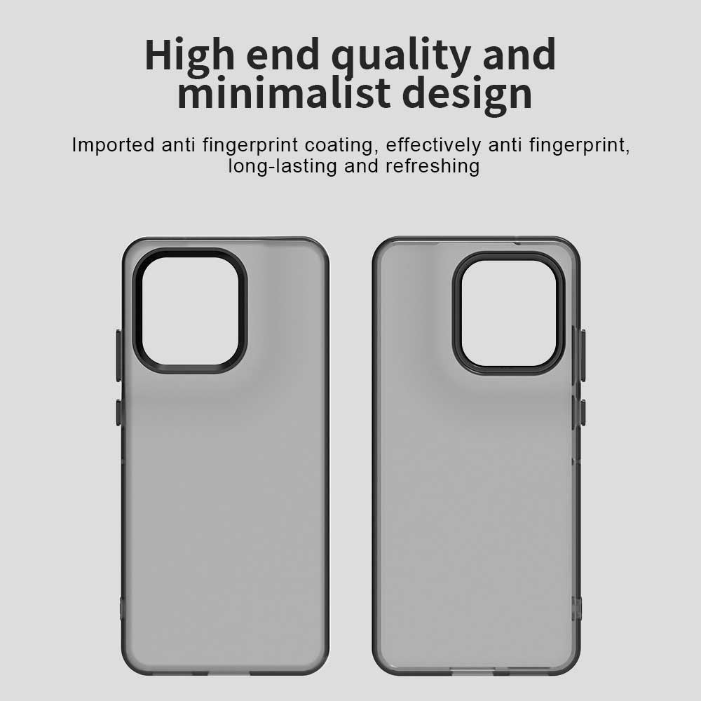 Matte cover til Motorola Edge 60 Neo 5G / 50 Neo 5G / S50 5G / ThinkPhone 25 5G PC+TPU+PET Anti-Drop Telefonbagside