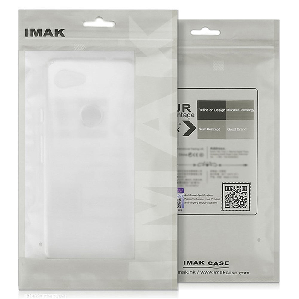 IMAK UX-4 Series Clear Phone Case for Huawei P40 Pro Four Corner Shockproof TPU Back Cover