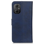 Cowhide Texture Phone Case For Xiaomi Poco M4 5G, Flip Wallet Stand Magnetic Clasp Shockproof PU Leather Phone Cover