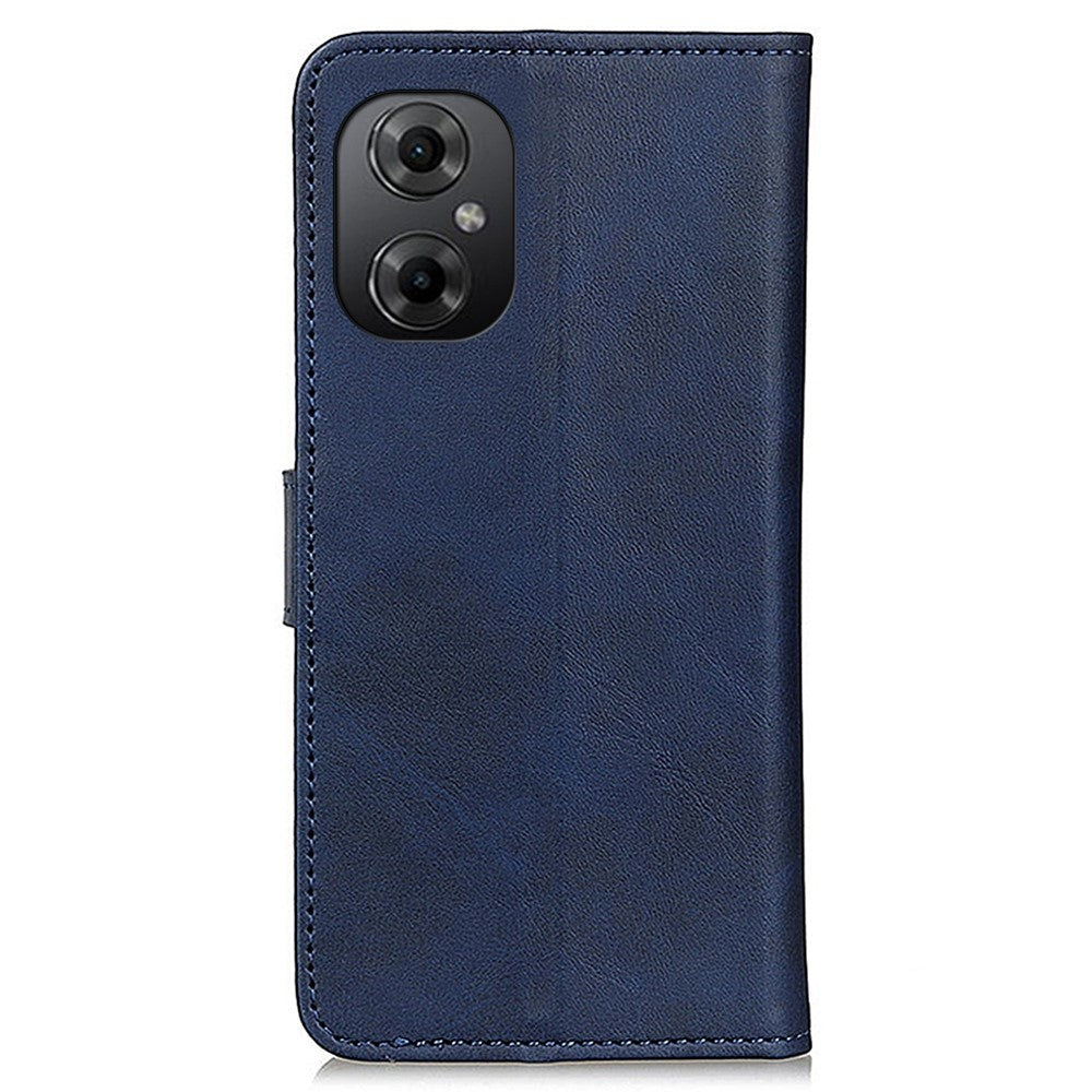 Cowhide Texture Phone Case For Xiaomi Poco M4 5G, Flip Wallet Stand Magnetic Clasp Shockproof PU Leather Phone Cover