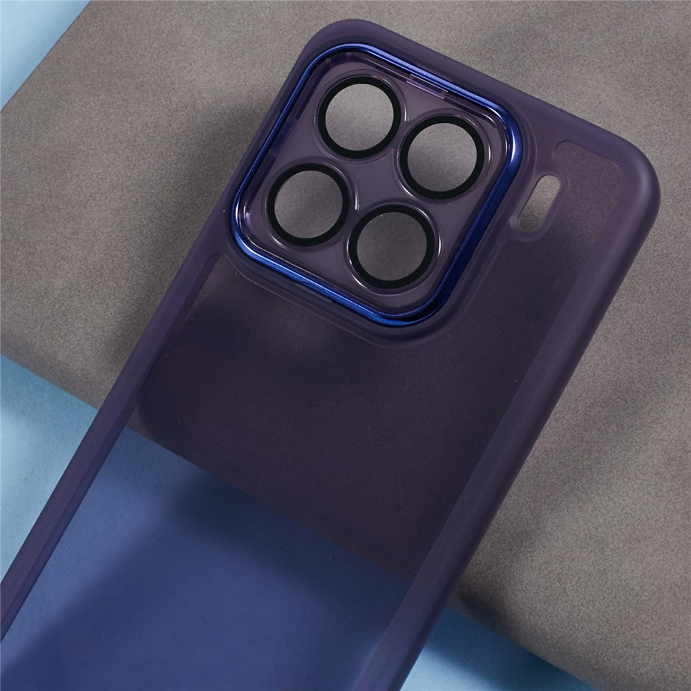 For Xiaomi 15 Pro Case Electroplated Camera Frame TPU Phone Cover