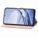 Plånboksfodral för Motorola Edge 60 Neo 5G / Edge 50 Neo 5G / Moto S50 5G / ThinkPhone 25 5G Läderfodral med mandalablomma, stativvy