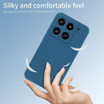 PINWUYO JK Touching Series för Xiaomi 15-skal med silkeslen touch och mjukt TPU-bakstycke