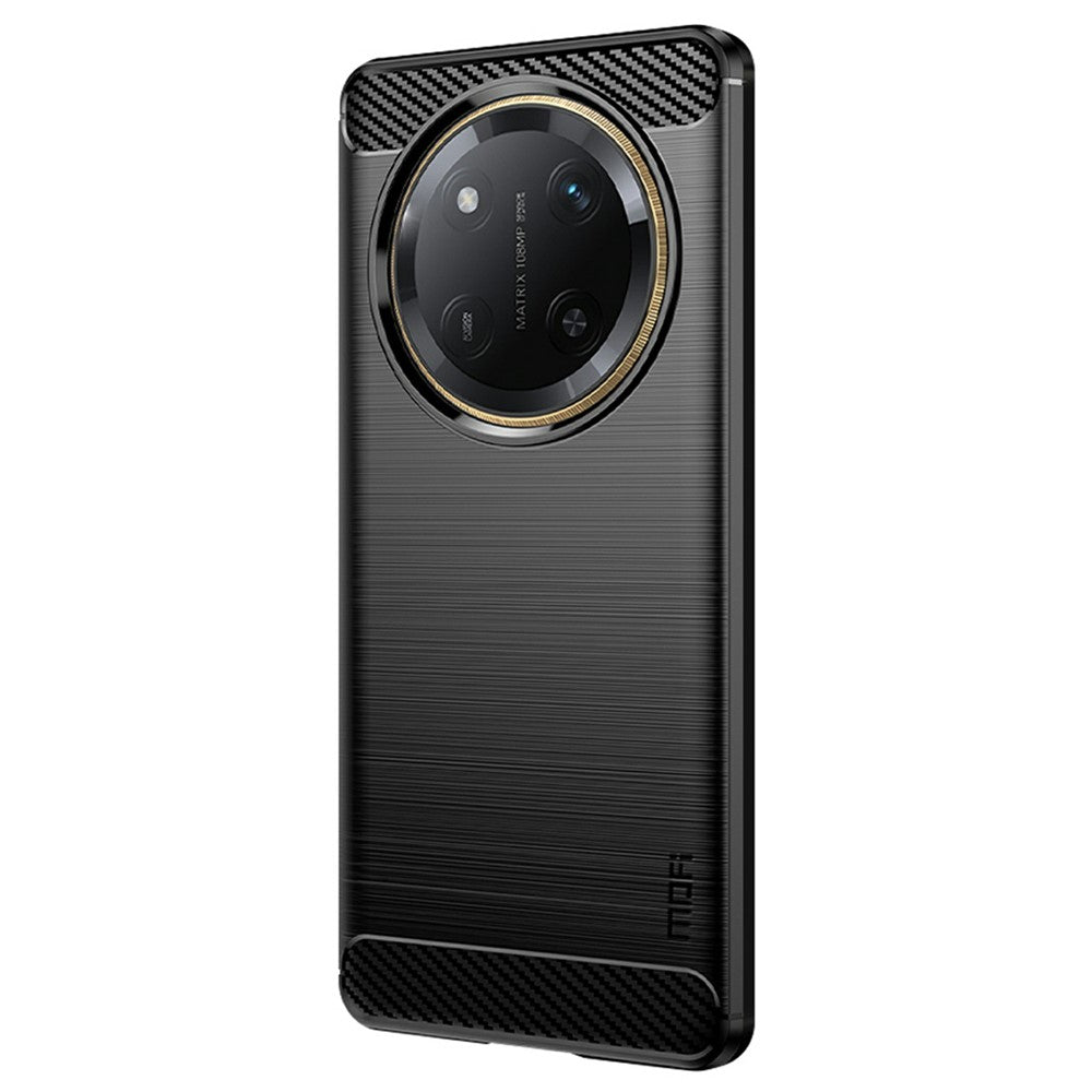 MOFI JK TPU Series-1 För Honor Magic7 Lite 5G / X9c 5G / X60 Pro 5G Skal Kolfiberstruktur TPU Mjukt mobilskal