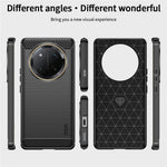 MOFI JK TPU Series-1 För Honor Magic7 Lite 5G / X9c 5G / X60 Pro 5G Skal Kolfiberstruktur TPU Mjukt mobilskal