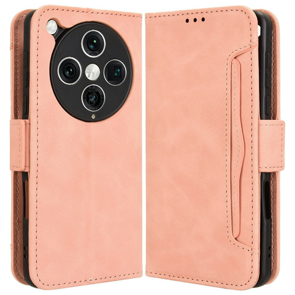 For Oppo Find X8 Pro 5G Leather Case Phone Wallet Cover with Multiple Card Slots