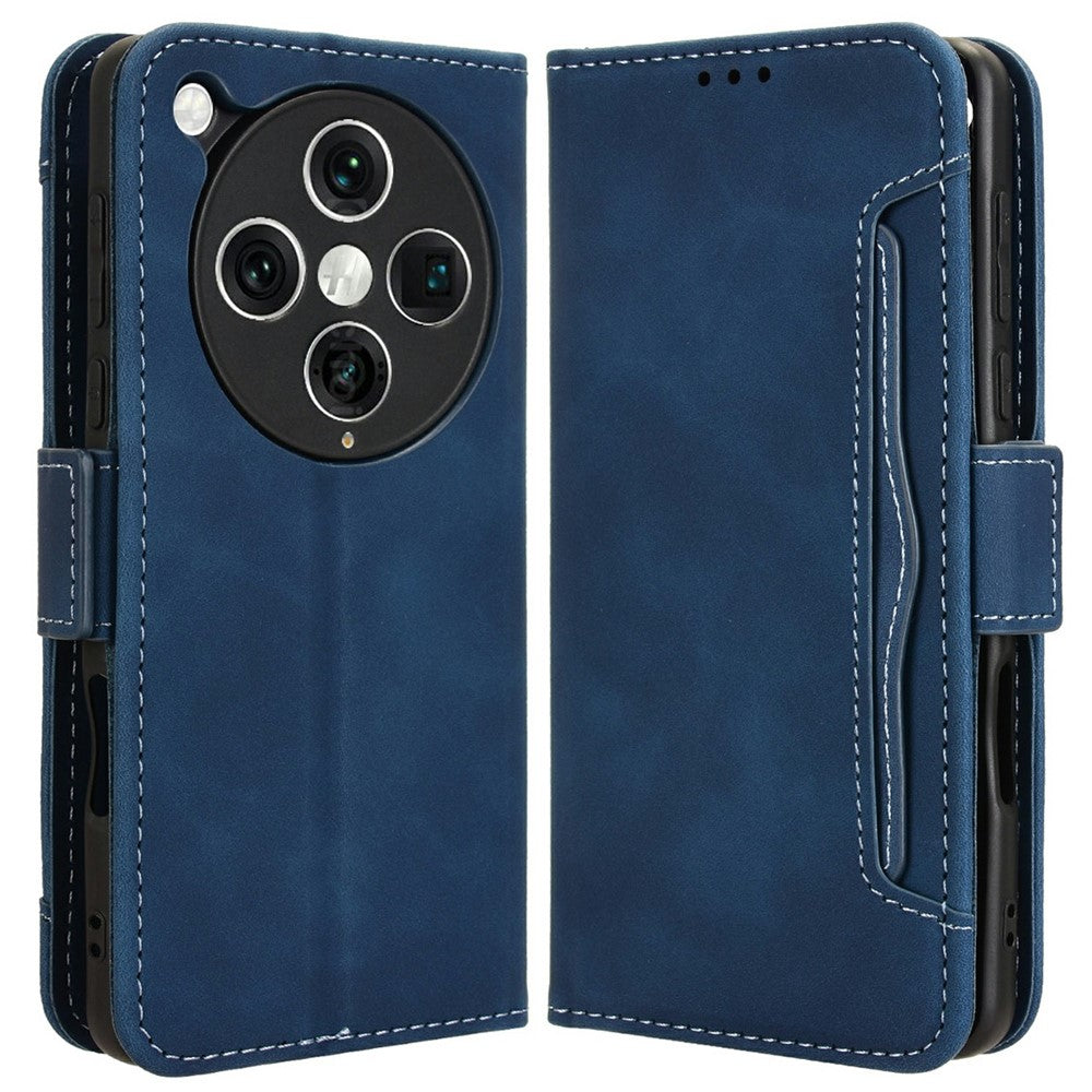 For Oppo Find X8 Pro 5G Leather Case Phone Wallet Cover with Multiple Card Slots
