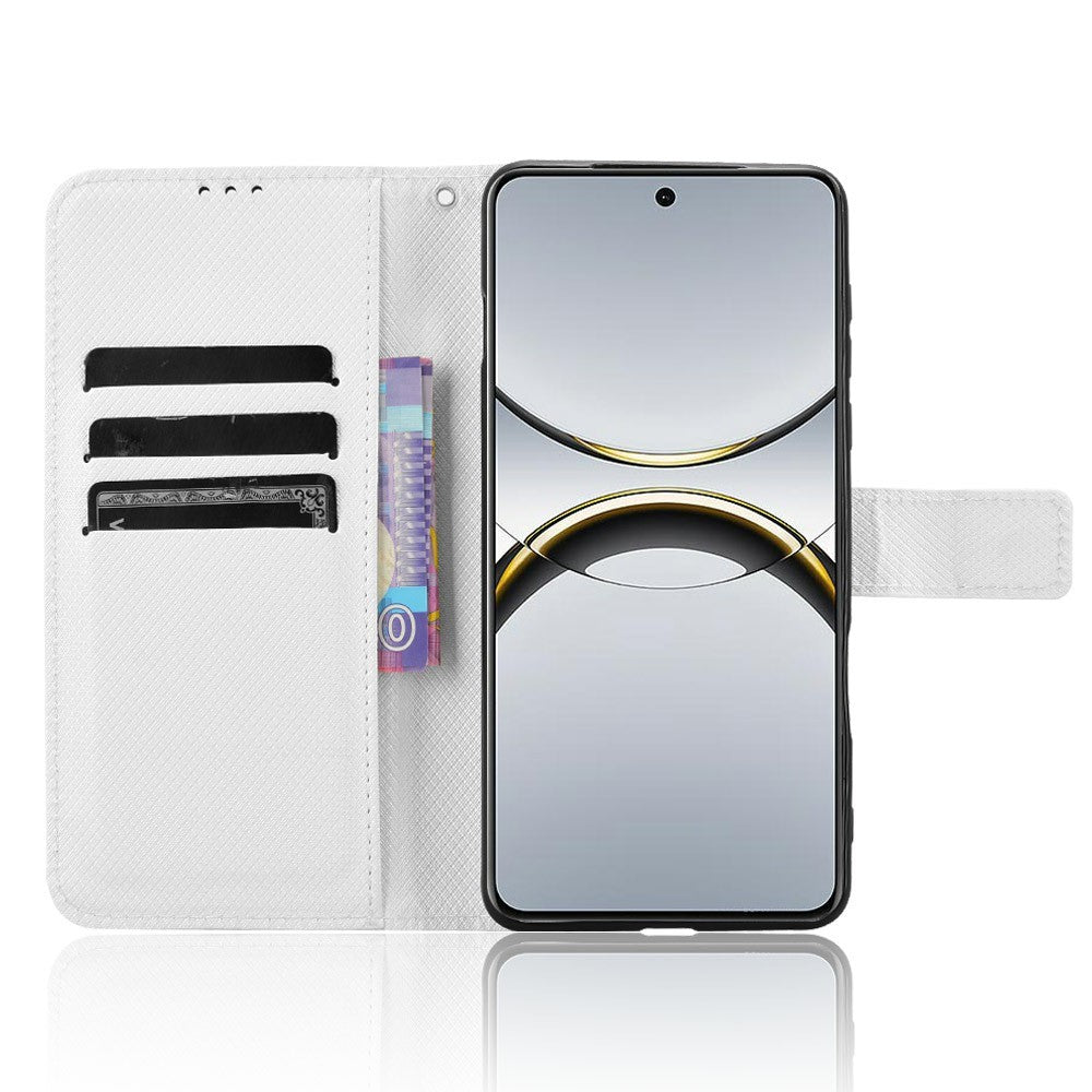 For Oppo Find X8 Pro 5G Case PU Leather Diamond Texture Wallet Phone Cover