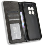 For OnePlus 13 Leather Case Wallet Stand Retro Texture Phone Cover