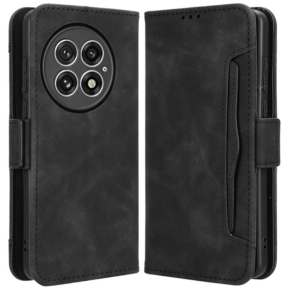 Til OnePlus 13 lædercover telefontaske med flere kortpladser