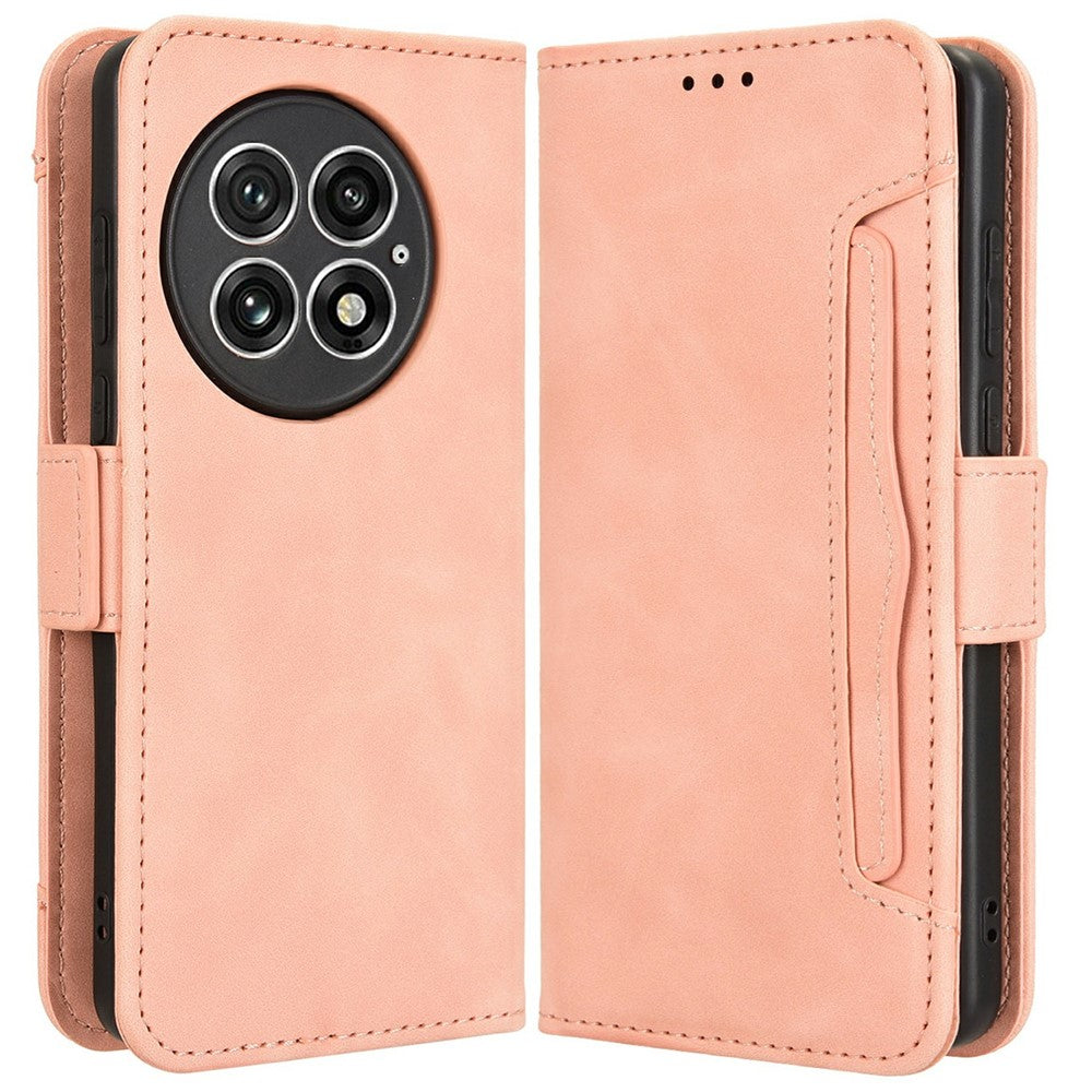 For OnePlus 13 Leather Case Phone Wallet Cover with Multiple Card Slots