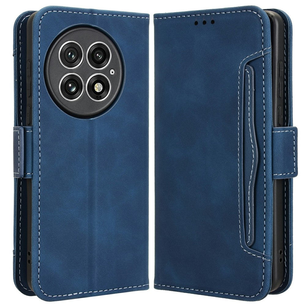 Til OnePlus 13 lædercover telefontaske med flere kortpladser