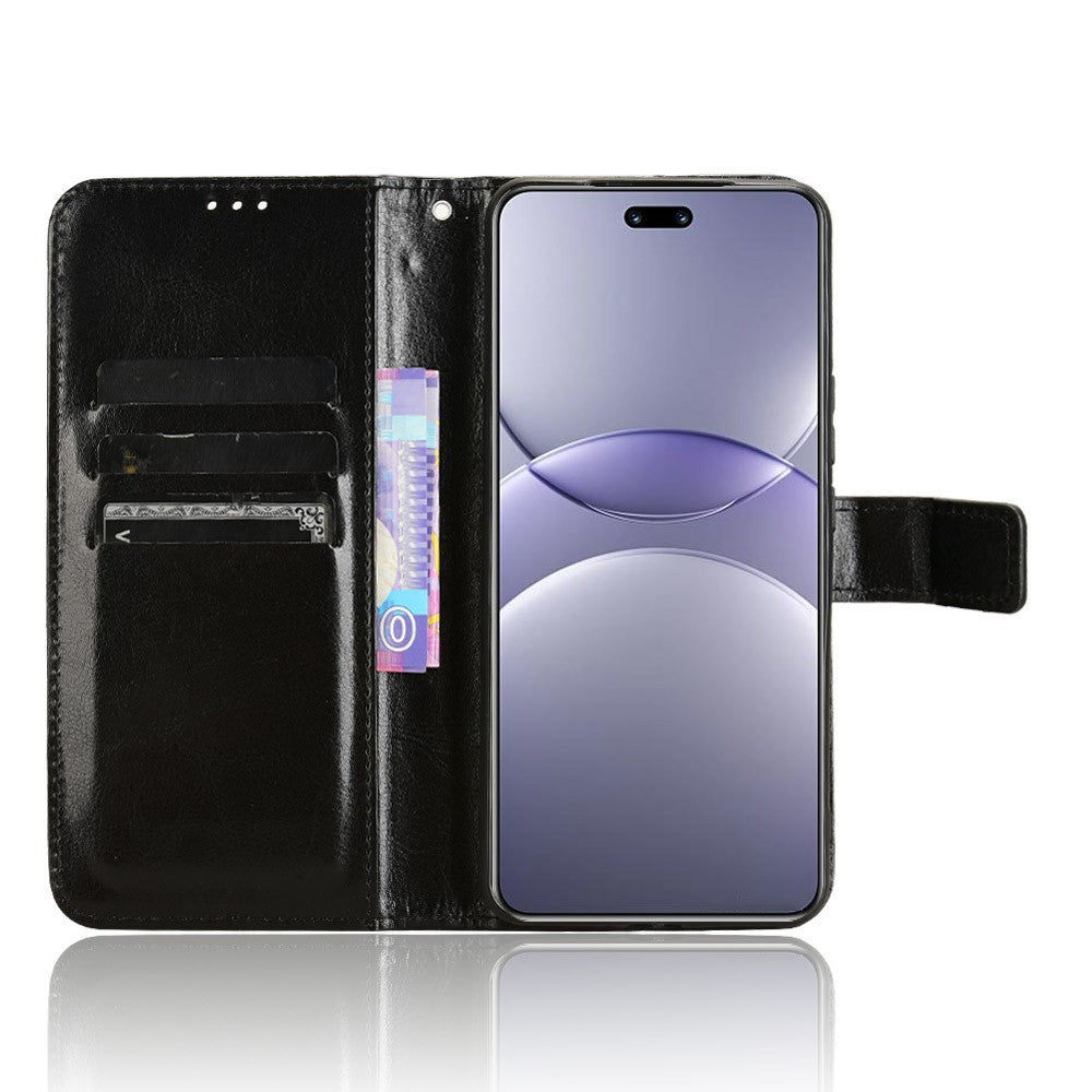 For Huawei nova 13 Pro 5G Case Crazy Horse Texture PU Leather Phone Wallet Cover