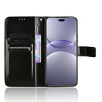 Huawei Nova 13 Pro 5G-skal Crazy Horse Texture PU-läder plånboksfodral