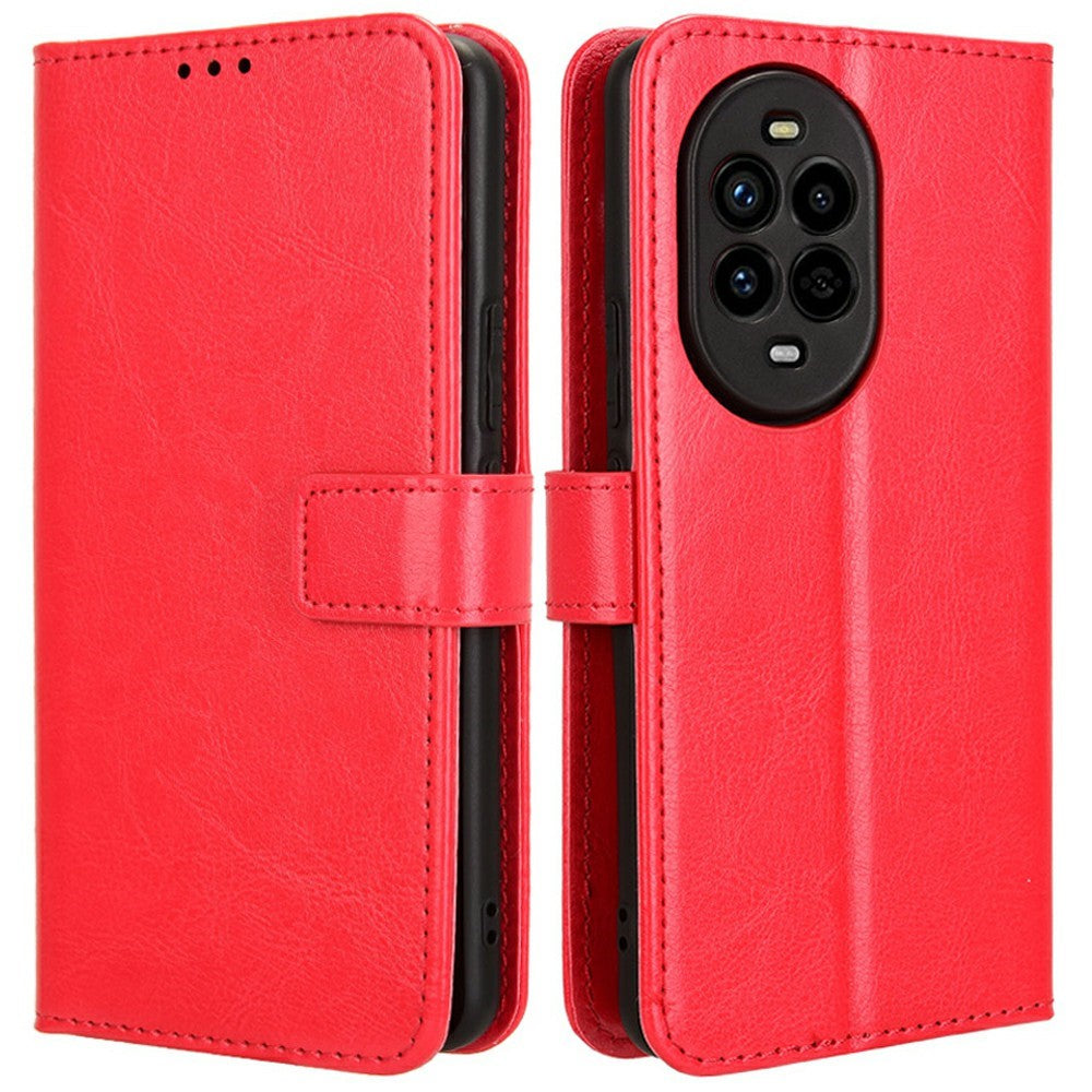 Huawei Nova 13 Pro 5G-skal Crazy Horse Texture PU-läder plånboksfodral
